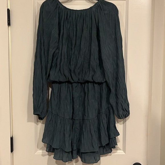 Entro Dress Large Fall Blue Green - Picture 3 of 3